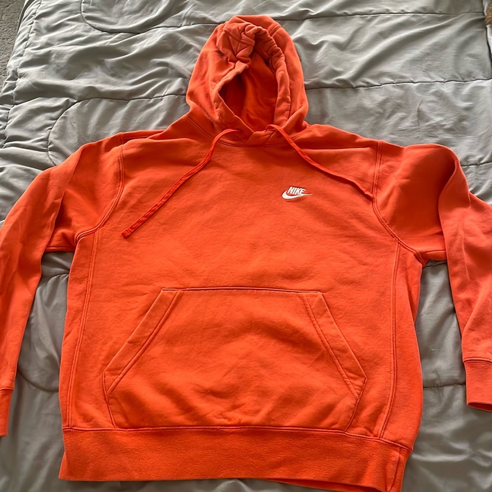 Nike orange hoodie